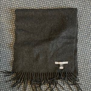 Saks Fifth Avenue Charcoal Wool Scarf